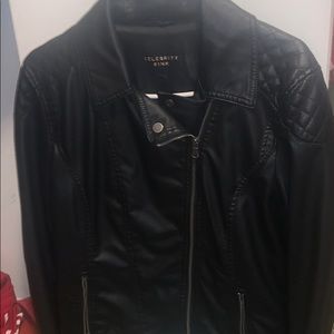 Faux leather jacket
